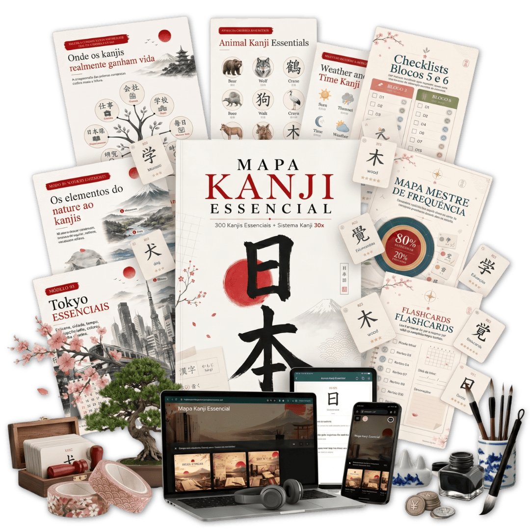 Plano Completo — Mapa Kanji Essencial