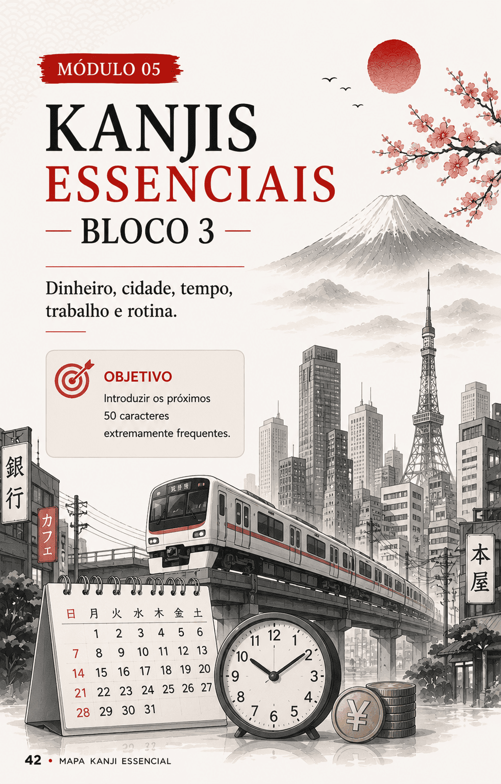 Página do Mapa Kanji Essencial